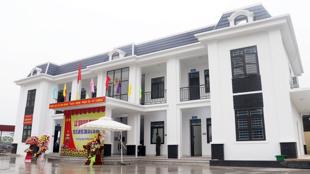 Bắc Giang: Hoàn thành, đưa vào sử dụng 31 trụ sở của công an xã